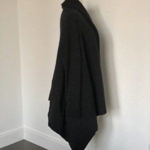 Black Long Sleeve Wrap Cardigan